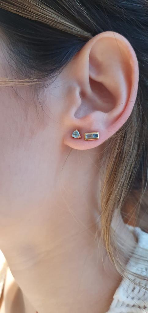 Brinco Baguete London Sky